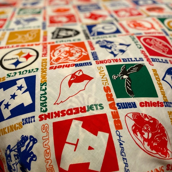 Sears Bedding Nfl Football Twin Flat Top Sheet Sears Roebuck Co 97s